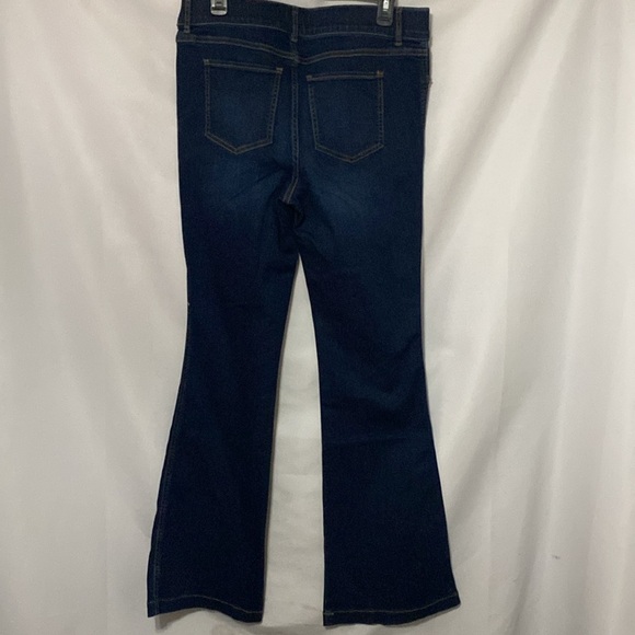 NWT SPANX WO SIZE XL MIDNIGHT BLUE FLARE LEGGING JEAN PULL ON PANTS - Picture 10 of 11